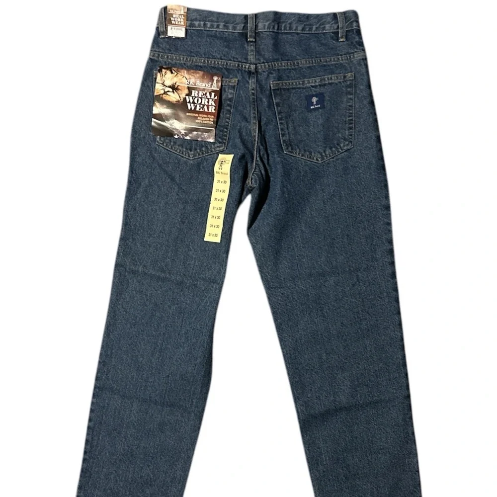 NWT, Rural King, Men's Original 5 Pocket Denim‎ Work Jeans, Relaxed Fit, 31x30